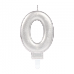 Mey İthalat® 0 Rakam Mum Gümüş Renk