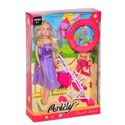 Mey İthalat® 02269 Anlily Pusetli Bebek / +3 yaş