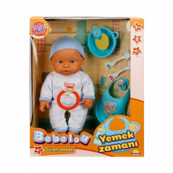 Mey İthalat® 030021  Yemek Zamanı Sesli Bebek Seti 35 cm / +3 yaş