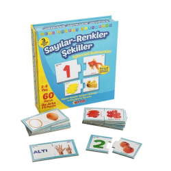 Mey İthalat® 1444 EĞLENCELİ BUL SAYILAR RENKLER ŞEKİLLER