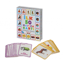 Mey İthalat® 1475 İLK 50 HAFIZA KARTLARI (MEMORY GAME )