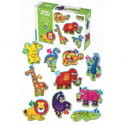 Mey İthalat® 1727 BABY PUZZLE BENİM İLK PUZZLEM ORMAN HAYVANLARI