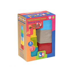 Mey İthalat® 30798  Eğitici Renkli Kaplar Zoo +5 ay