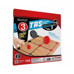 Mey İthalat® 5211 Dokuztaş - Üçtaş Kutu Oyunu