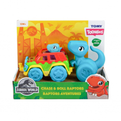 Mey İthalat® 73251 Tomy -  Dino ve Renkli Araç +12 ay