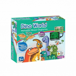 Mey İthalat® 83915 DINO WORLD MANYETİK HİKAYE OLUŞTURMA
