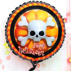 Mey İthalat® Halloween İskelet Kuru Kafa Folyo Balon 18 inç