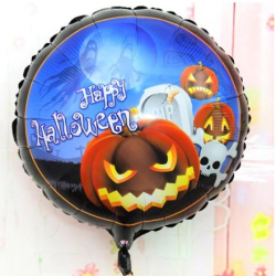 Mey İthalat® Happy Halloween Balkabağı Folyo Balon 18 inç