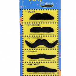 Mey İthalat® Karnaval Kostüm Partisi Bıyığı 6 Model 6 Adet