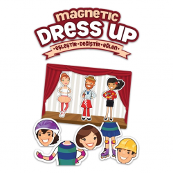 Mey İthalat® MD174 , Magnetic Dress Up - Eşleştir・Değiştir・Eğlen / +3 yaş