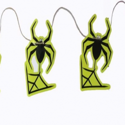 Mey İthalat® Örümcek Şekilli Asmalı Halloween Flama Banner Afiş 2 Metre