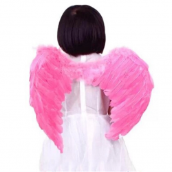 Mey İthalat® Pembe Renk Bebek Boy Küçük Melek Kanadı 40X55 cm