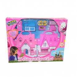 Mey İthalat® SL32538A Kutulu Melikenin 2'li Oyun Evi Seti- Halit Can Oyuncak