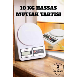 Mey İthalat® Net LCD Ekran ve Otomatik Kapanma Özelliği ile Uzun Ömürlü Dijital Mutfak Tartısı