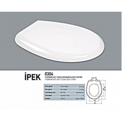 Mey İthalat® NKP İpek Amortisörlü+Tak Çıkar Klozet Kapağı