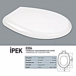 Mey İthalat® NKP İpek Amortisörlü+Tak Çıkar Klozet Kapağı