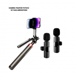 Mey İthalat® NPL2S TRİPOT +K11 YAKA MİKROFONU SET