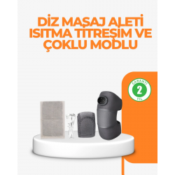 Mey İthalat® NTC Isı Kontrollü Diz Masaj Aleti Titreşim ve Isı Terapisi
