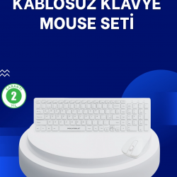 Mey İthalat® Ofis ve Ev Kullanımı İçin Kablosuz Klavye Fare Seti - Ergonomik ve Pratik