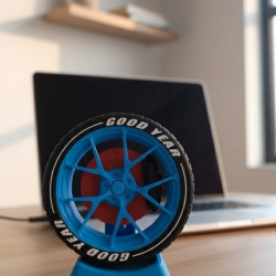 Mey İthalat® Ofis ve Home Office İçin Jant Temalı Dekoratif Obje