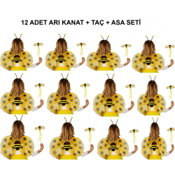 Mey İthalat® Okul Gösterileri için  Arı Kanadı Seti - Etkinlik Kanatları