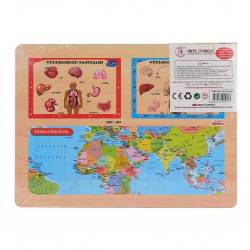 Mey İthalat® ONY-287 288 Ahşap Tutmalı Vücumuzu Tanıyalım -