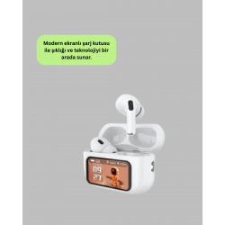 Mey İthalat® Otomatik Bağlantılı Bluetooth Kulaklık ANC Özellikli Su ve Ter Dayanıklı