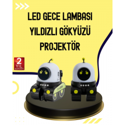 Mey İthalat® Otomatik Döner Slaytlı Üç Parlaklık Ayarlı Projektör Lamba