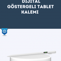 Mey İthalat® Otomatik Kapanma Özellikli iPad Dokunmatik Kalemi 35 Dakika Hızlı Şarj