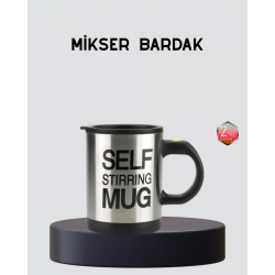 Mey İthalat® Otomatik Karıştıran Akıllı Kupa – Paslanmaz Çelik, Isı Korumalı