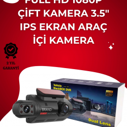 Mey İthalat® Otomatik Kayıtlı Full HD Araç Kamerası – Döngüsel Kayıt ve Hareket Algılama