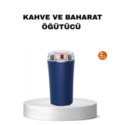 Mey İthalat® Otomatik Paslanmaz Çelik Kahve ve Baharat Öğütücü