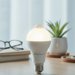Mey İthalat® Otomatik Yanan Sensörlü LED Ampul Ev ve Ofis Kullanımına Uygun