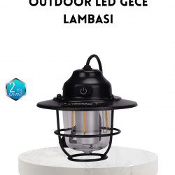 Mey İthalat® Outdoor Retro Kamp Işığı Uzun Ömürlü Pil Taşınabilir Suya Dayanıklı