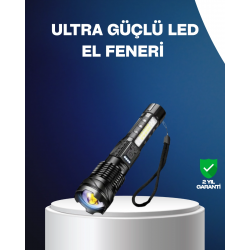 Mey İthalat® Outdoor ve Acil Durum İçin Güçlü LED El Feneri