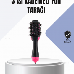 Mey İthalat® Oval Tasarımlı Profesyonel Fönlü Saç Şekillendirici