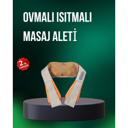 Mey İthalat® Ovmalı Isıtmalı Masaj Aleti Bel Boyun Omuz İçin Profesyonel Masaj Keyfi