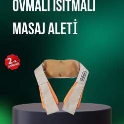 Mey İthalat® Ovmalı Isıtmalı Masaj Aleti Bel Boyun Omuz İçin Profesyonel Masaj Keyfi
