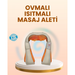 Mey İthalat® Ovmalı Isıtmalı Masaj Aleti Boyun Omuz Bel ve Ayak İçin Rahatlatıcı Etki