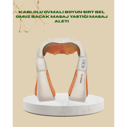 Mey İthalat® Ovmalı Isıtmalı Masaj Aleti – Boyun, Sırt, Bel, Omuz ve Bacak İçin