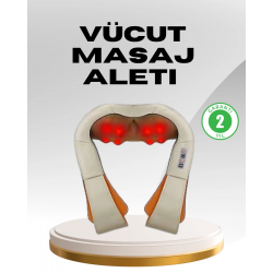 Mey İthalat® Ovmalı Kas Gevşetici Masaj Cihazı – Boyun, Omuz ve Sırt İçin Derin Etki