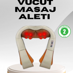 Mey İthalat® Ovmalı Kas Gevşetici Masaj Cihazı – Boyun, Omuz ve Sırt İçin Derin Etki