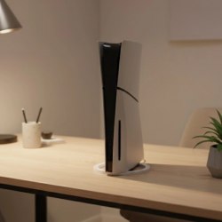 Mey İthalat® Oyun Konsolu Tutucu Şık ve Minimal Masa Üstü Stand