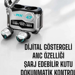 Mey İthalat® Oyuncu Kulaklığı Bluetooth Bağlantılı ANC Özelliği 5.0 Bluetooth