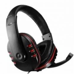 Mey İthalat® Oyuncu Kulaklığı Kulak Üstü Kablolu Stereo Mikrofonlu Yumuşak Kulak Yastığı