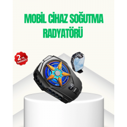 Mey İthalat® Oyunlar İçin Güçlü Telefon Soğutucu Fan Dijital Ekranlı