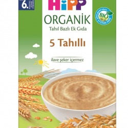 Mey İthalat®   Organik 5 Tahıllı Tahıl Bazlı Kaşık Maması 200 Gr