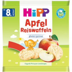 Mey İthalat®   Organik Elmalı Pirinçli Bebek Gofreti 30 Gr