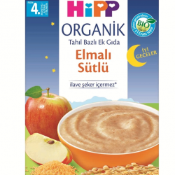 Mey İthalat® Organik İyi Geceler Elmalı Sütlü Tahıl Bazlı Ek Gıda 250 Gr