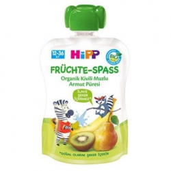 Mey İthalat®   Organik Kivili Muzlu Armut Püresi 100 Gr